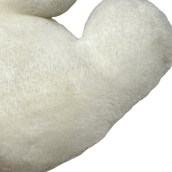 Sugar Loaf Plush Bear White Floral Bowtie Stuffed Animal 8 Inch 1998 90s Vtg - Picture 8 of 9